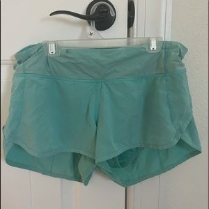 MINT LULULEMON SHORTS!!!